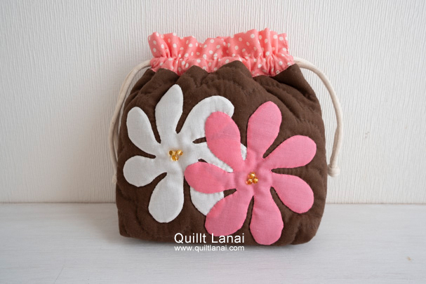 ティアレの巾着ポーチ