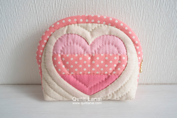 ハートのミニポーチ２