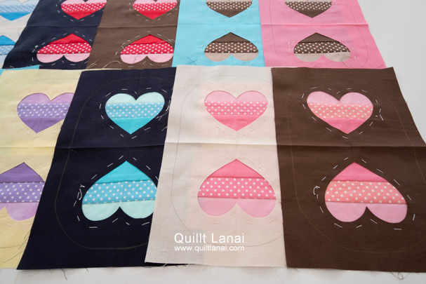 ハートのミニポーチ６