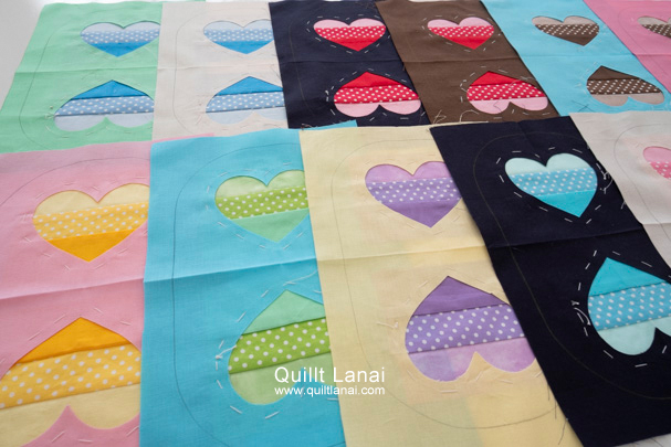 ハートのミニポーチ５